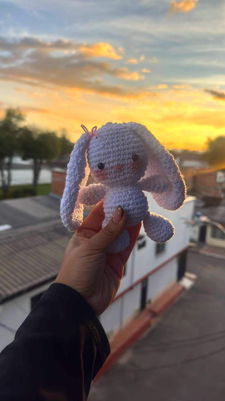 Conejito amigurumi tejido a mano